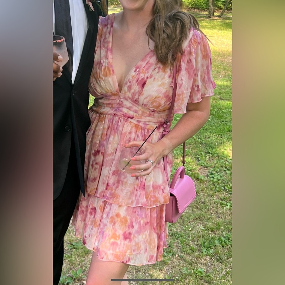 Mini wedding guest dress